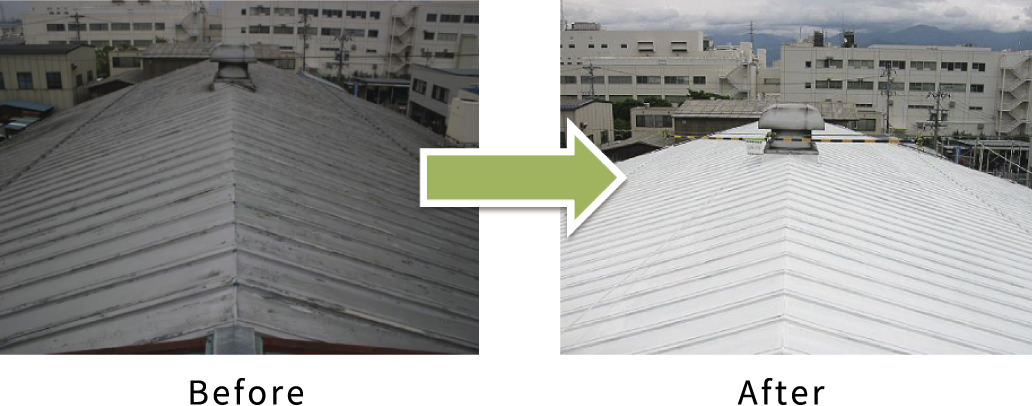 施工写真のBefore、After